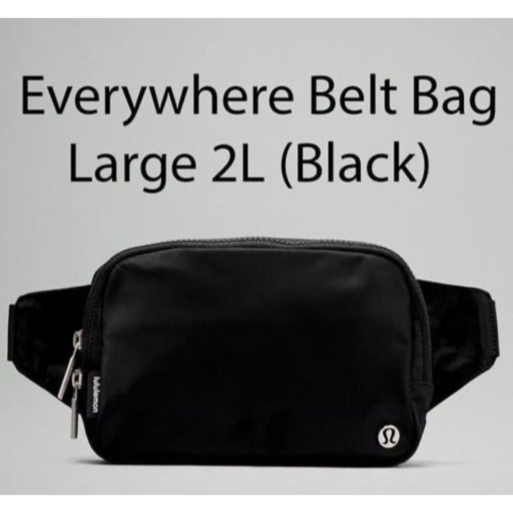 Lululemon everywhere belt bag black 2L-new with tag - Picture 2 of 10